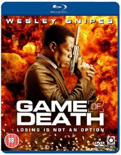 “Game of Death” Blu-ray cover featuring Wesley Snipes holding a gun.