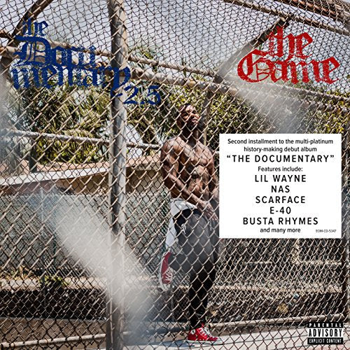 CD cover for "The Documentary 2.5" featuring a man by a fence.