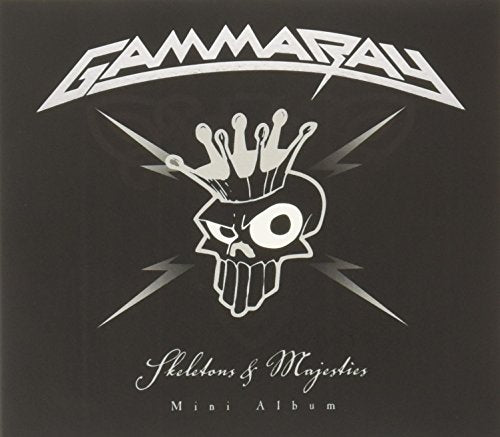 Gamma Ray album cover: skull with crown, lightning bolts, and band logo.