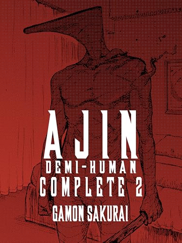 Cover art for Ajin: Demi-Human Complete 2 featuring a dark, shadowy figure on red.