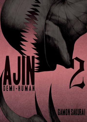 “Ajin: Demi-Human Vol. 2” cover with a shadowy figure and sharp black appendages.