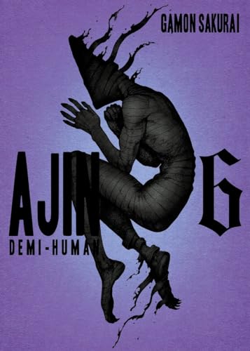 A black, shadowy figure floats against a purple background on a manga cover.