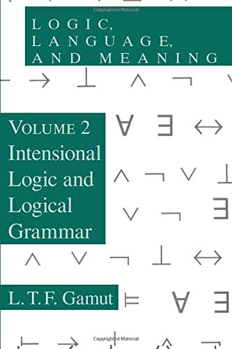 Book cover: "Logic, Language, and Meaning, Volume 2" with logic symbols.