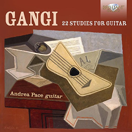CD cover: abstract painting of a guitar, sheet music, and fruit.