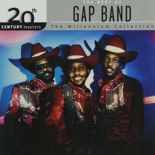 CD cover for The Gap Band’s “The Best Of” album, featuring three men in cowboy hats.