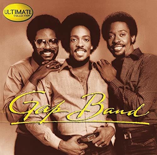 CD cover for The Gap Band's "Ultimate Collection" featuring three musicians.