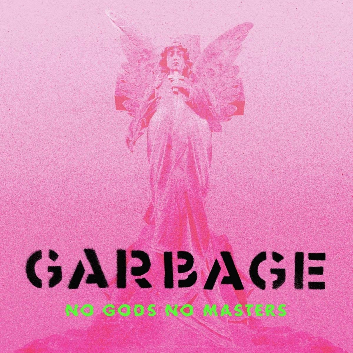 Garbage No Gods No Masters CD album with case, disc, and open booklet displayed.