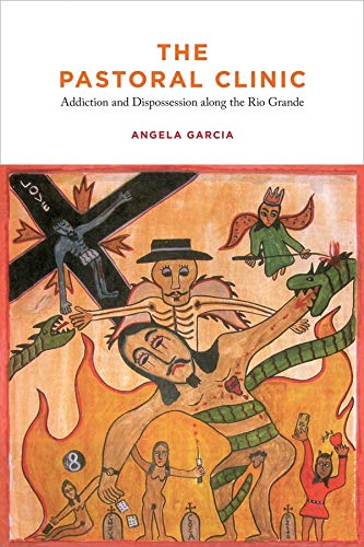 Book cover with folk art depicting figures, flames, and a serpent.