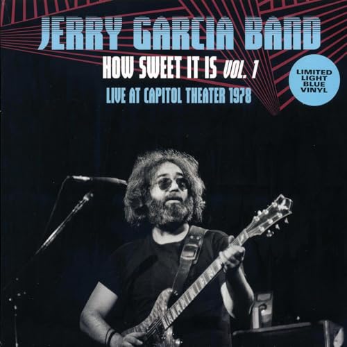 Jerry Garcia Band album cover featuring a portrait of Garcia with a guitar.