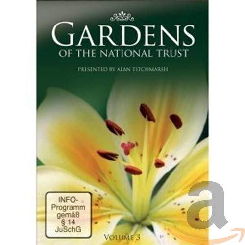 DVD cover for “Gardens Of The National Trust - Vol. 3” featuring a lily.