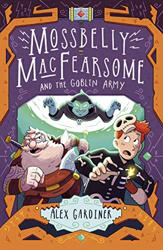 Book cover featuring a red-haired boy, a goblin, and a bearded man.