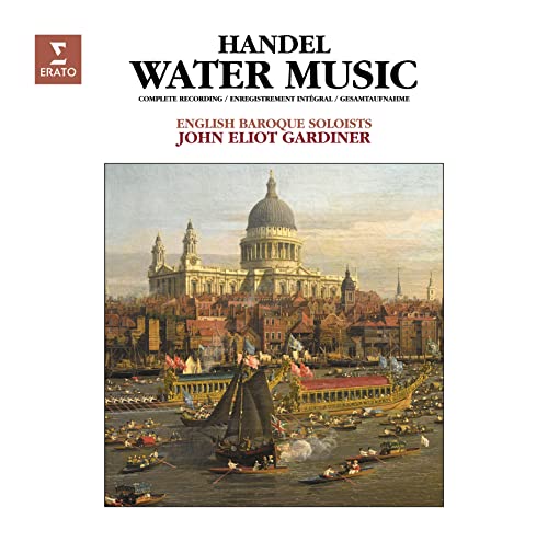 Vinyl record cover: Handel’s Water Music with St. Paul’s Cathedral scene.