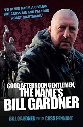 Book cover featuring a stern-faced man in a jacket, titled "Good Afternoon Gentlemen.