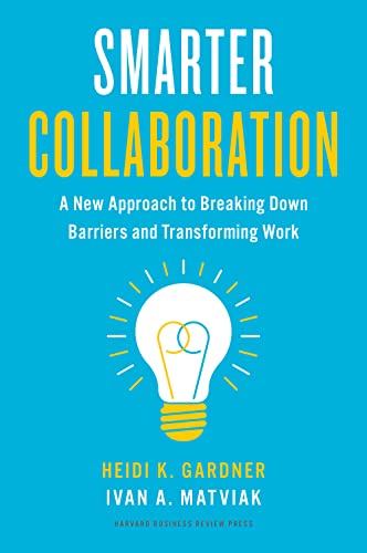 Book cover: "Smarter Collaboration" with a lightbulb illustration.