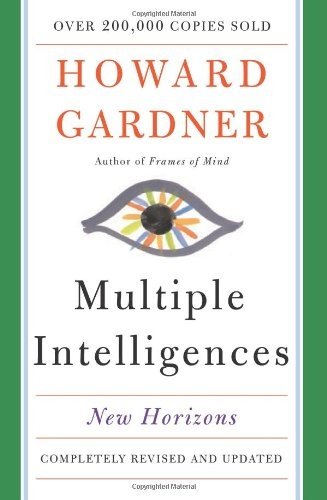 Book cover: "Multiple Intelligences" by Howard Gardner, featuring an eye illustration.