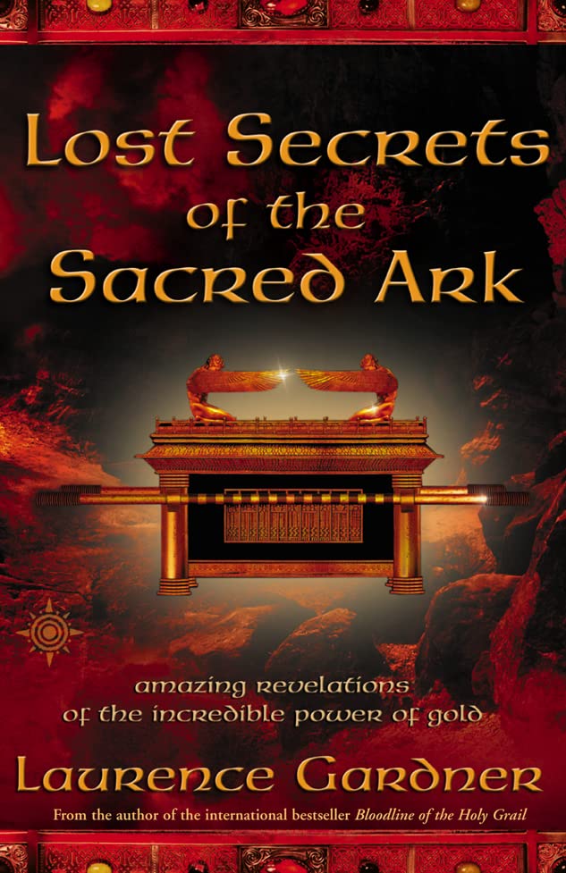Book cover depicting a golden ark against a fiery red and smoky background.
