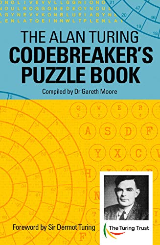 Book cover featuring Alan Turing’s portrait and codebreaking imagery.