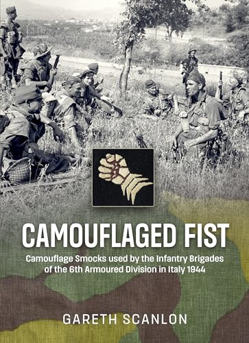 World War II British infantry in Italy wearing camouflage smocks, book cover.