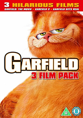 DVD cover featuring Garfield the orange cat with a smirk against a white background.