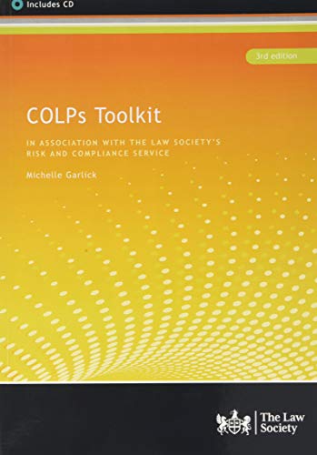 Yellow “COLPs Toolkit, 3rd edition” book cover with text and logo.