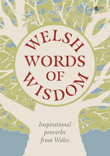 Book cover with tree branches and text: "Welsh Words of Wisdom.