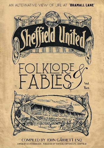 Book cover with Sheffield United crest and illustration of a stadium.