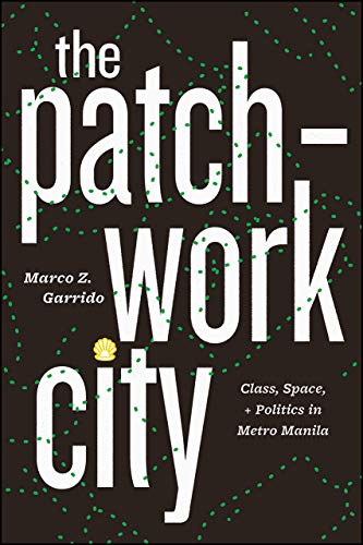 Book cover: "The Patchwork City" with green text and shell graphic.