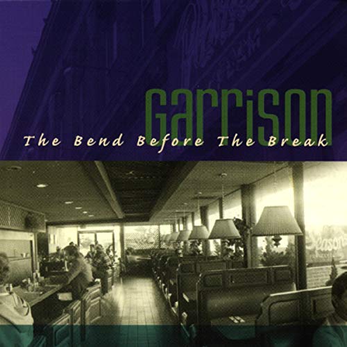 CD cover for Garrison’s “The Bend Before the Break” featuring a diner.
