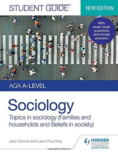 AQA Sociology student guide cover with people on a crosswalk.