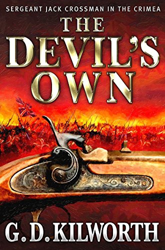 Book cover: "The Devil's Own" with a flintlock pistol and battlefield scene.