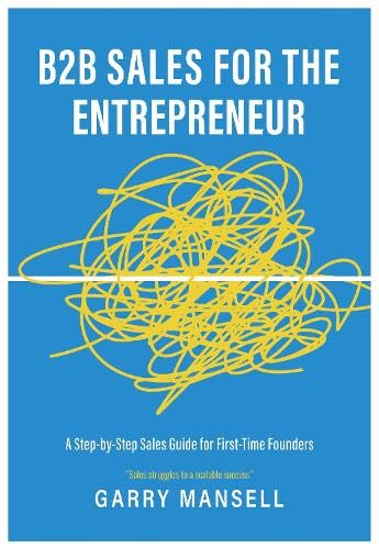 Book cover with blue background, yellow scribbles, and white text.