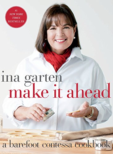 Cookbook cover featuring Ina Garten with pastry and rolling pin.