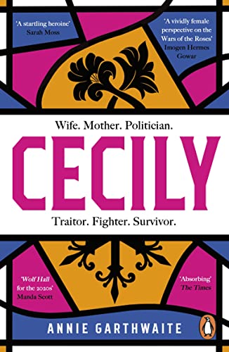Book cover for "Cecily" with floral design and bold text.