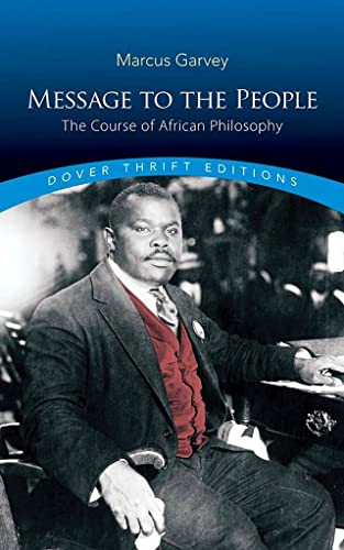 Book cover featuring Marcus Garvey in a suit, with title and author name.