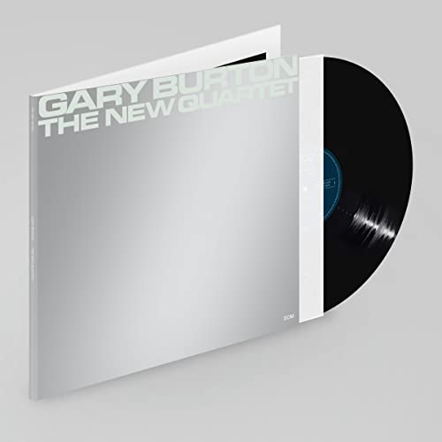 Gary Burton The New Quartet vinyl record in a silver sleeve with black disc.