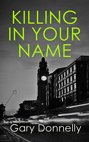 Book cover: dark cityscape with clock tower and bold title text.