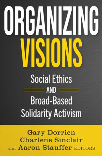 Book cover: "Organizing Visions" with yellow and white text on black.