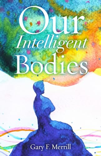 Book cover: silhouette of a person meditating with colorful watercolor background.
