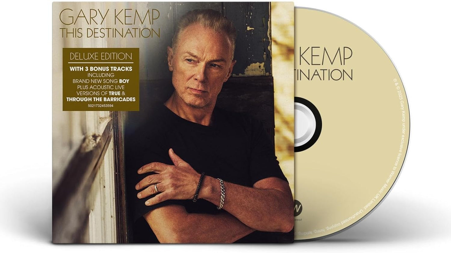 Gary Kemp “This Destination” CD cover featuring a portrait of the artist.