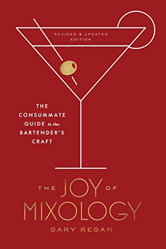 Red book cover with a martini glass and olive illustration.