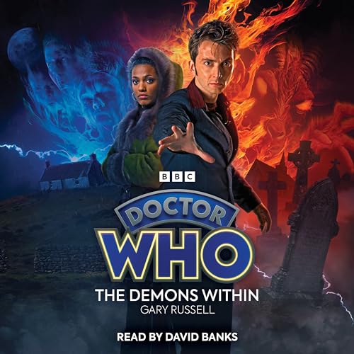 Doctor Who cover featuring the Tenth Doctor, a companion, and spectral figures.