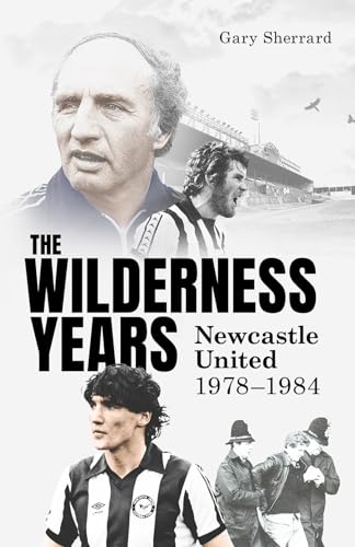 Book cover featuring footballers and St. James’ Park, Newcastle United.
