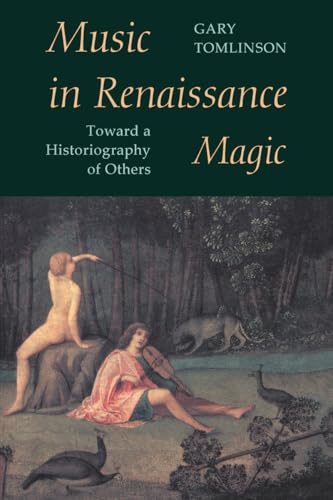 Book cover: “Music in Renaissance Magic” with figures and animals.