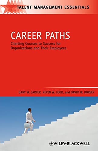 Book cover: “Career Paths” with a man climbing stairs.