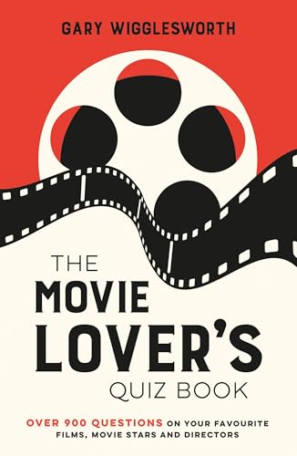 Red book cover with film reel and text: "The Movie Lover's Quiz Book".