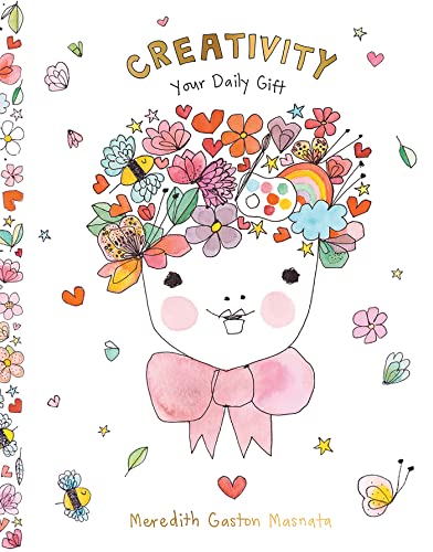 Watercolor illustration of a face with flowers and butterflies as hair.