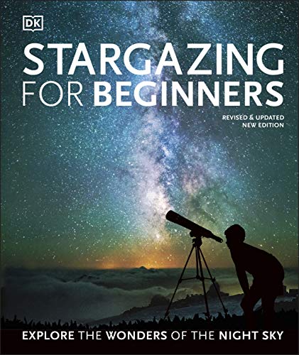 Book cover showing a silhouette of a person using a telescope under a starry sky.