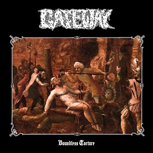 CD cover for "Boundless Torture" by Gateway, depicting a historical execution scene.