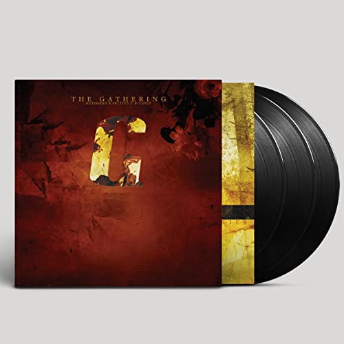 Vinyl record of The Gathering’s “Rarities And B-Sides” album, with cover art.