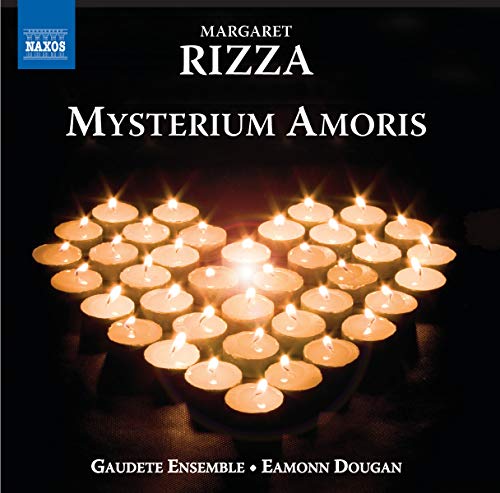 CD cover: lit candles arranged in a heart shape, dark background.